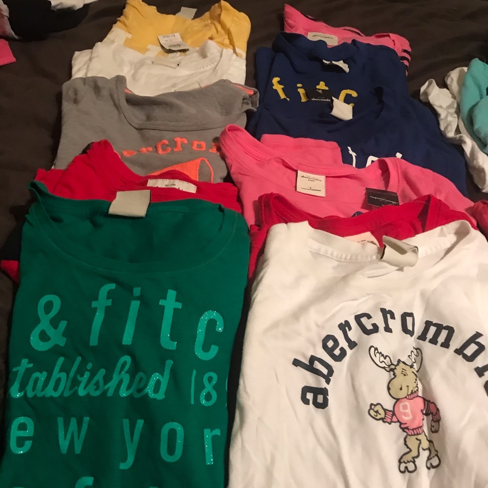 Abercrombie kids large shirts